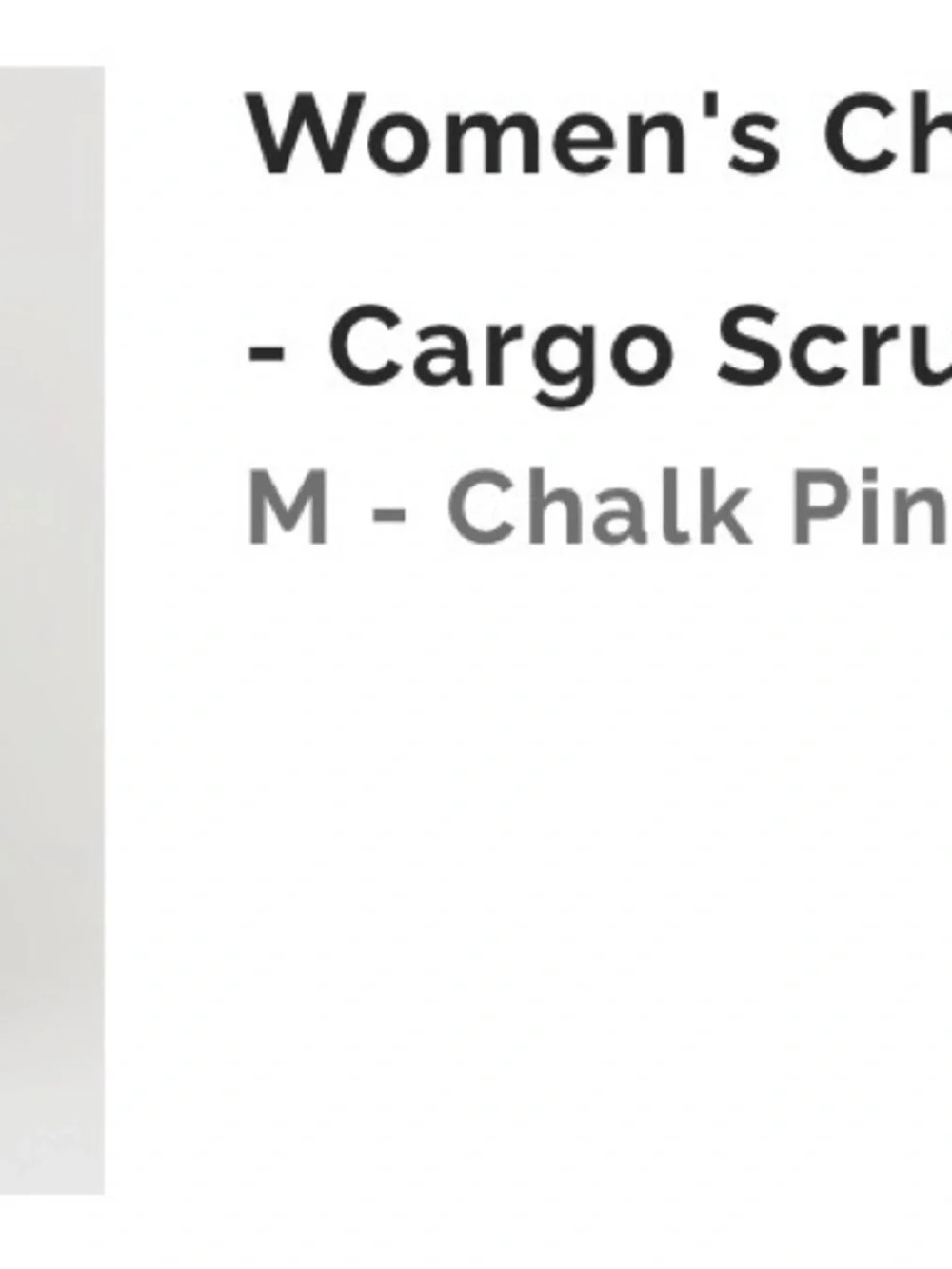 Figs Women's Chalk Pink Scrub Pants with Red Drawstring - Picture 3 of 3
